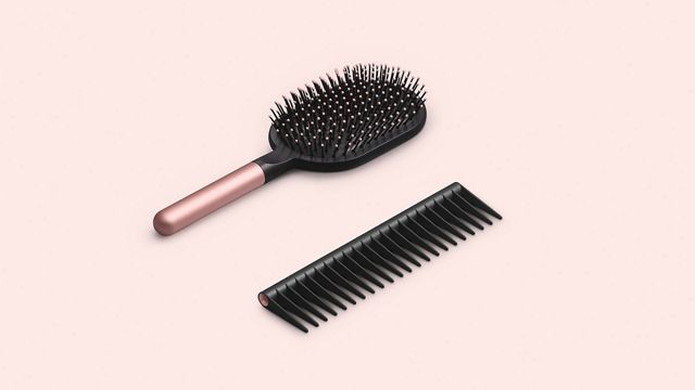 Designed Detangling Comb and paddle sale brush for Dyson Supersonic Hair Dryer