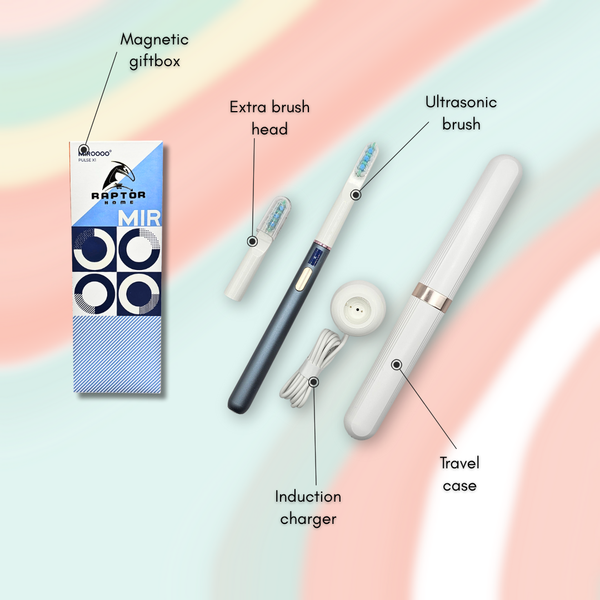 Raptor Home – DentaClean Ultrasonic Waterproof Electric Toothbrush