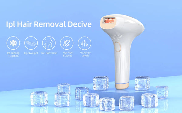 Raptor Home Salon-Grade IPL Permanent Hair Removal Ice Cooled