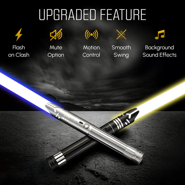 Real Jedi Metal Dueling Lightsaber - 16 Colors, Pack of Two
