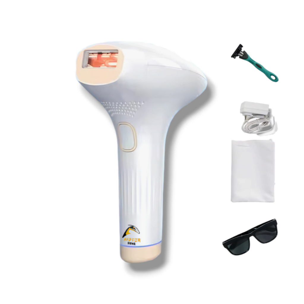 Raptor Home Salon-Grade IPL Permanent Hair Removal Ice Cooled